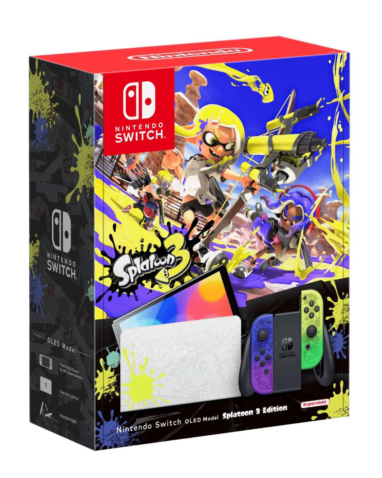 Портативное игровое устройство Nintendo Switch OLED Splatoon 3 Edition