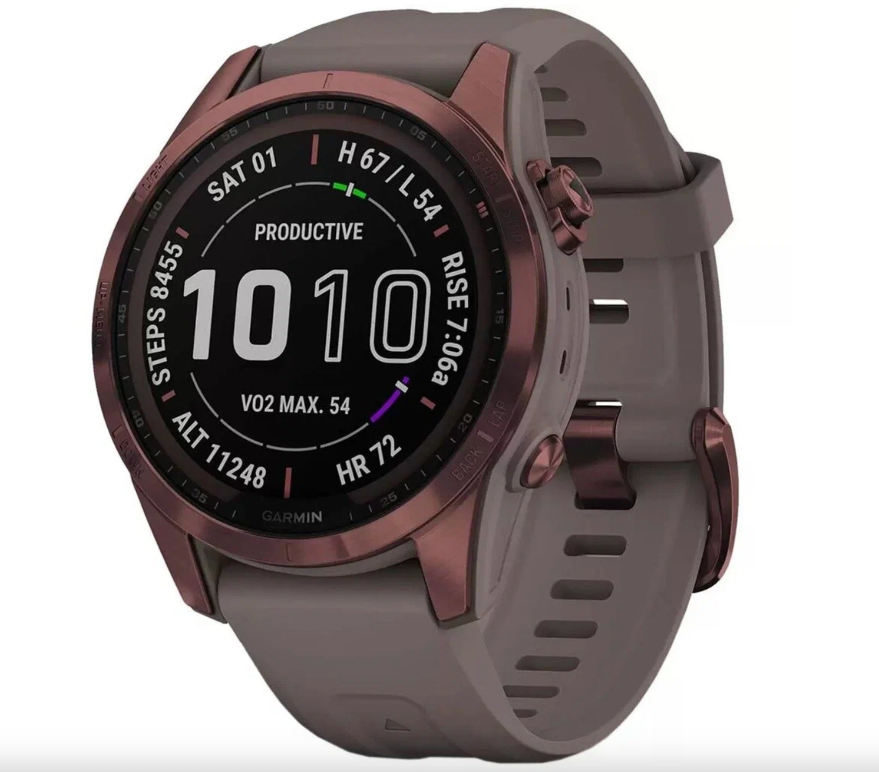 Умные часы Garmin Fenix 7S Sapphire Solar Dark Bronze Умные часы Garmin Fenix 7S Sapphire Solar Dark Bronze