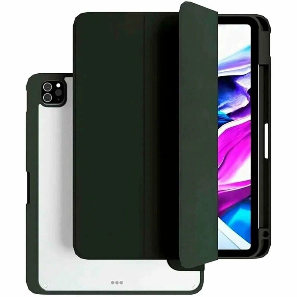Чехол защитный "vlp" Split Folio для iPad Pro 11" M4, тёмно-зелёный Чехол защитный "vlp" Split Folio для iPad Pro 11" M4, тёмно-зелёный