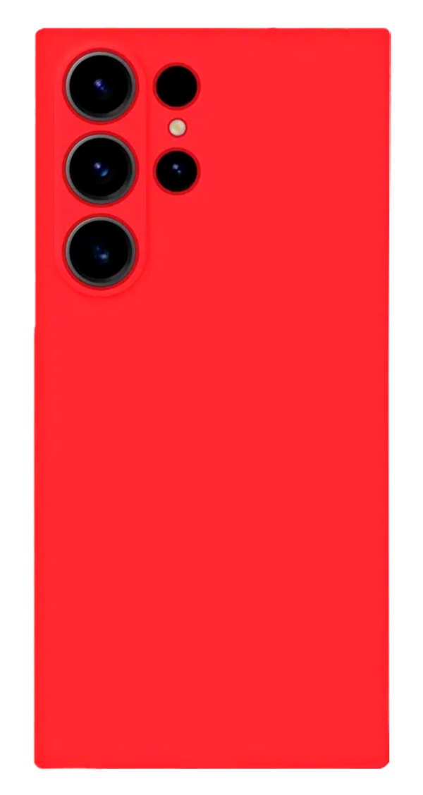 Чехол Silicone Cover для Samsung Galaxy S24 Ultra , красный Чехол Silicone Cover для Samsung Galaxy S24 Ultra , красный