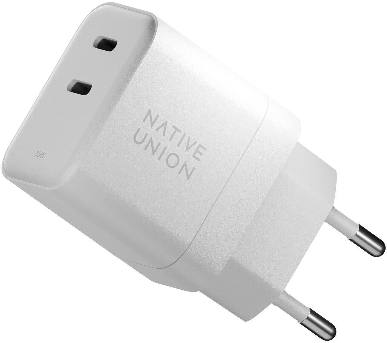 Сетевое зарядное устройство Native Union Fast GaN Charger PD, 35W, белый Сетевое зарядное устройство Native Union Fast GaN Charger PD, 35W, белый
