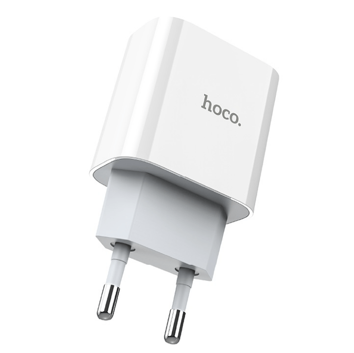 Сетевое зарядное устройство HOCO C76A Plus Speed Source PD 20W Charger (EU), white Сетевое зарядное устройство HOCO C76A Plus Speed Source PD 20W Charger (EU), white