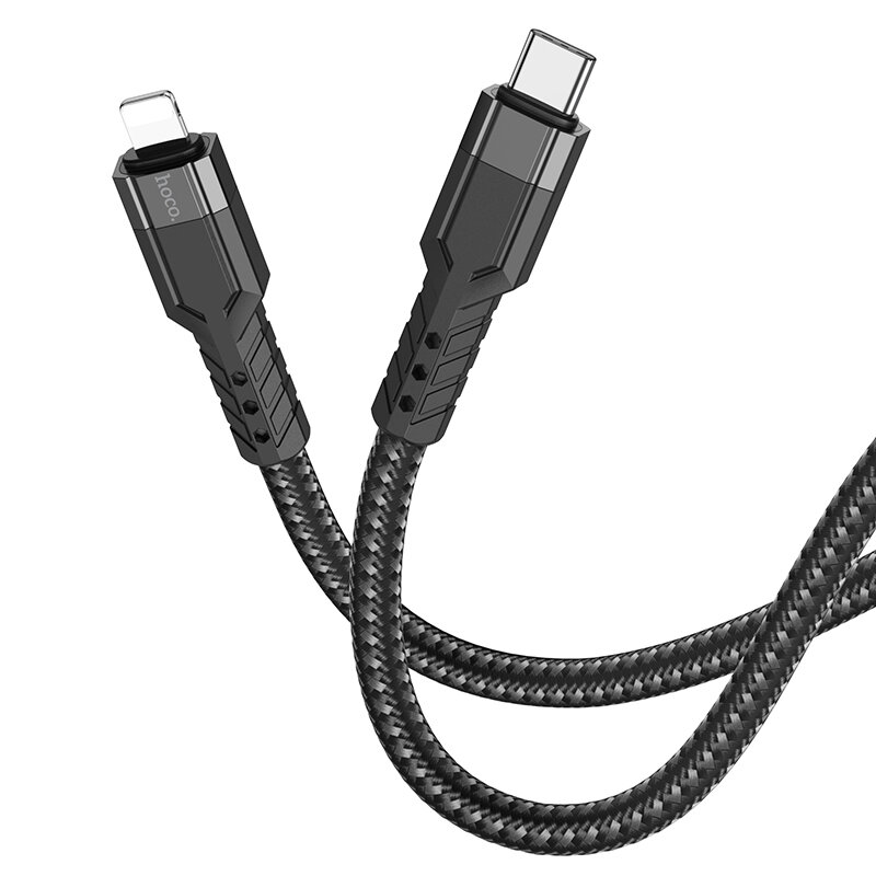 Кабель Hoco U110 Lightning Black