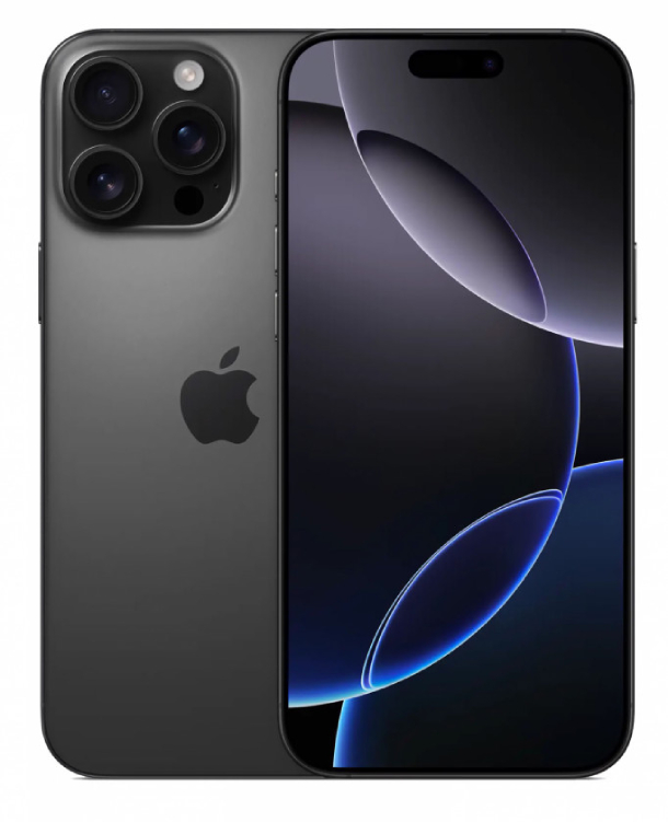 iPhone 16 Pro Max 256Gb Black Titanium (1 sim + eSIM / 100%) - Б/У . . + +