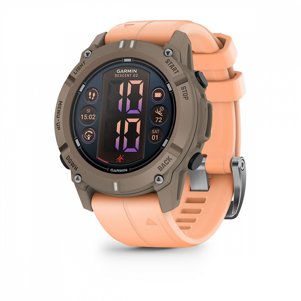 Умные часы Garmin Descent G2 Paloma with Shell Pink Band HK