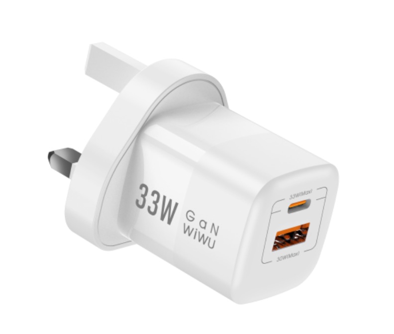 Сетевое зарядное устройство WiWU U008 USB-С + USB-A