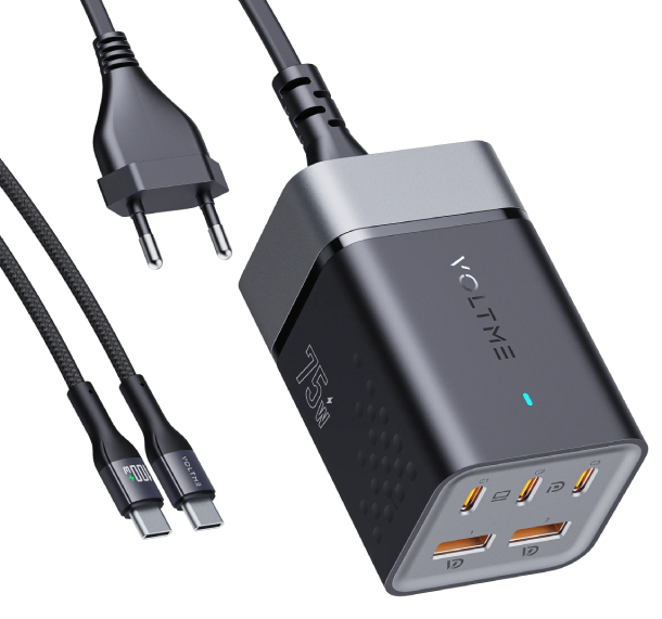 Сетевое зарядное устройство F4018 5 В 1 VOLTME VITO EZTRAVEL DESKTOP 75W 5-IN-1 CHARGER Сетевое зарядное устройство F4018 5 В 1 VOLTME VITO EZTRAVEL DESKTOP 75W 5-IN-1 CHARGER