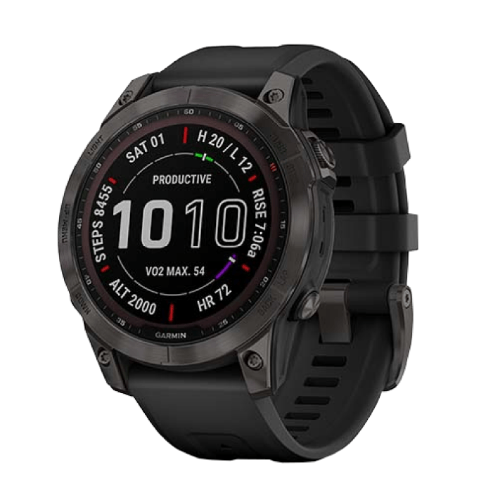 Умные часы Garmin Fenix 7 Sapphire Solar Black DLC Titanium Black Band Умные часы Garmin Fenix 7 Sapphire Solar Black DLC Titanium Black Band
