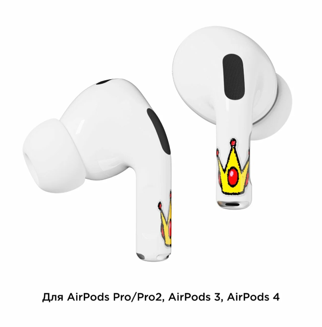 Наклейки "vlp" Easy Art для AirPods 4, crown