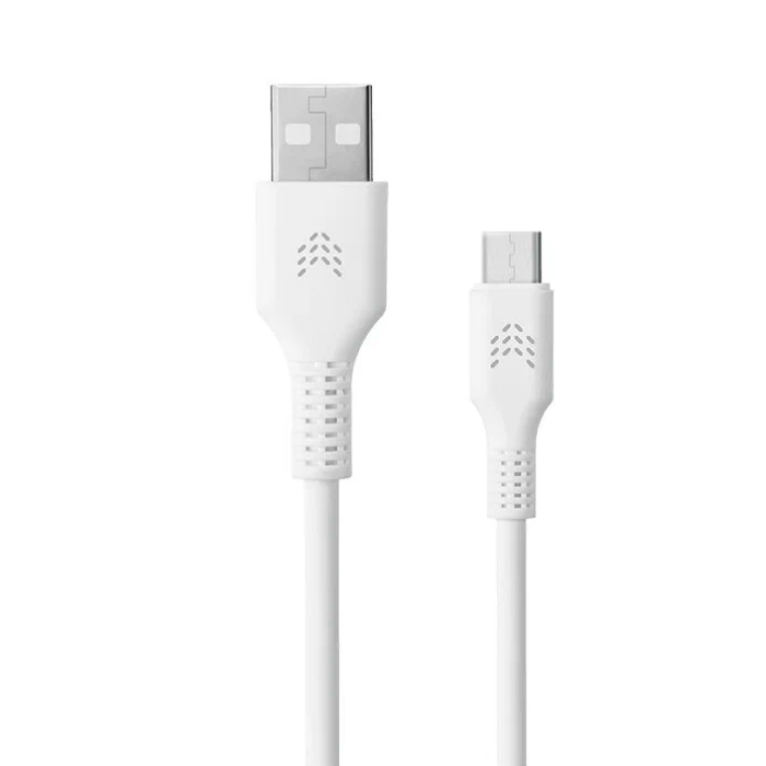 Кабель Rocket Flex USB-A - USB-C, белый, 1м