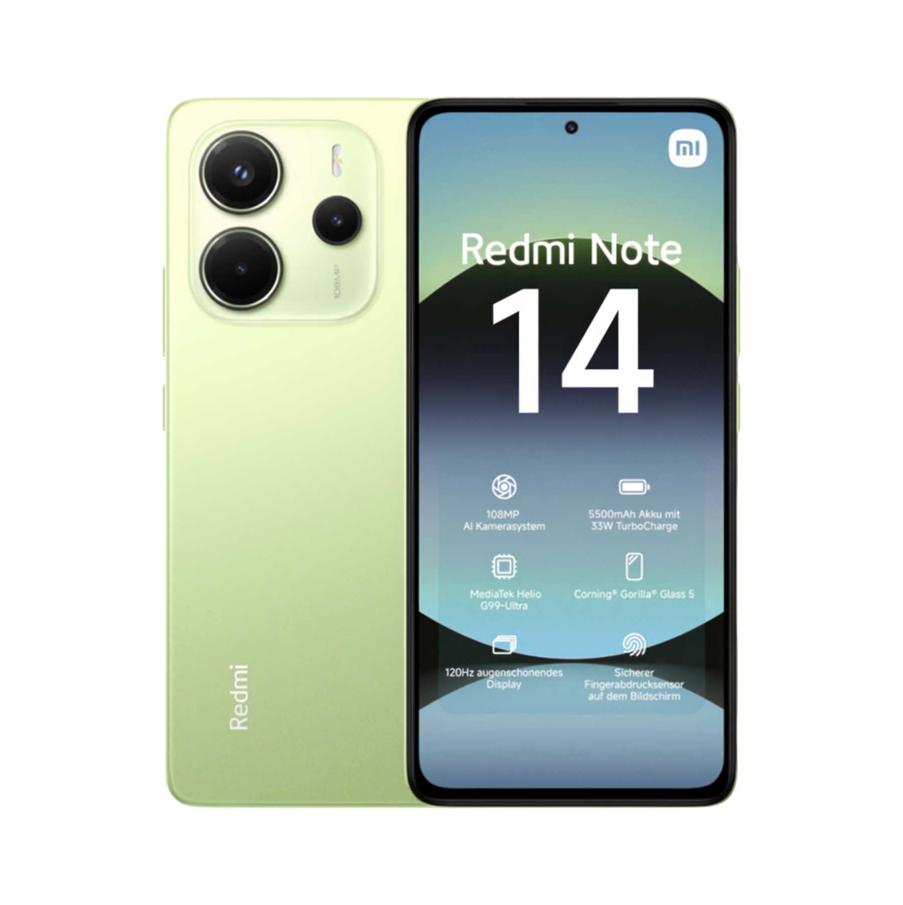 Смартфон Xiaomi Redmi Note 14 8/128Gb Lime Green EU