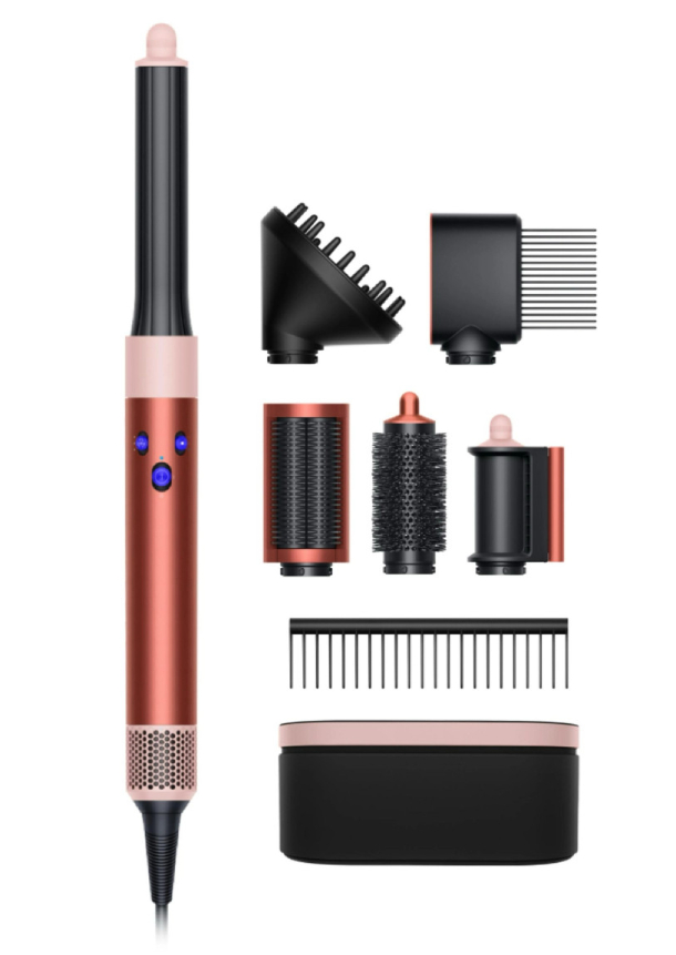 Стайлер Dyson Airwrap Complete Long Diffuse HS05 (Strawberry Bronze/Blush Pink) - Подарочный кейс для хранения Стайлер Dyson Airwrap Complete Long Diffuse HS05 (Strawberry Bronze/Blush Pink) - Подарочный кейс для хранения