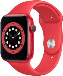 Apple Watch Series 6, 44 мм, красного цвета (M00M3) RU - Б/У Apple Watch Series 6, 44 мм, красного цвета (M00M3) RU - Б/У