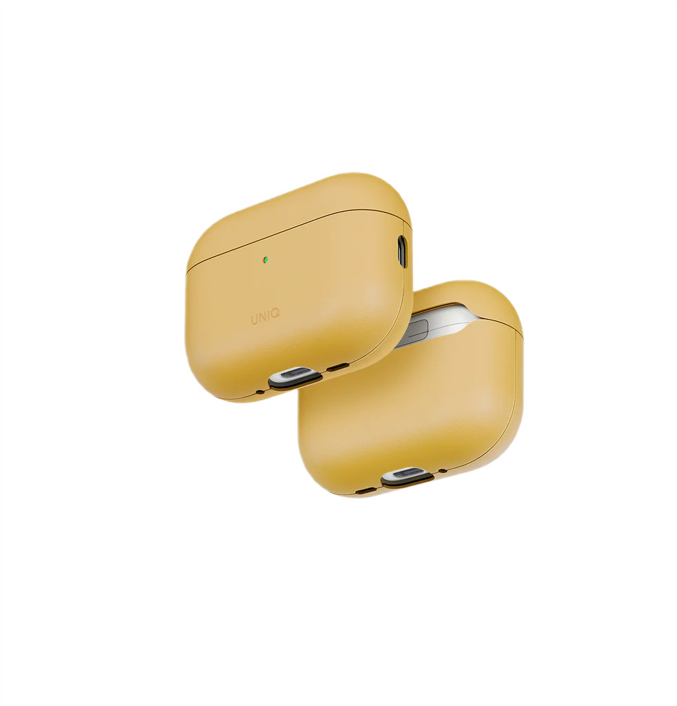 Чехол Uniq для Airpods Pro 3 Lyden Vex Leatherette Canary Yellow