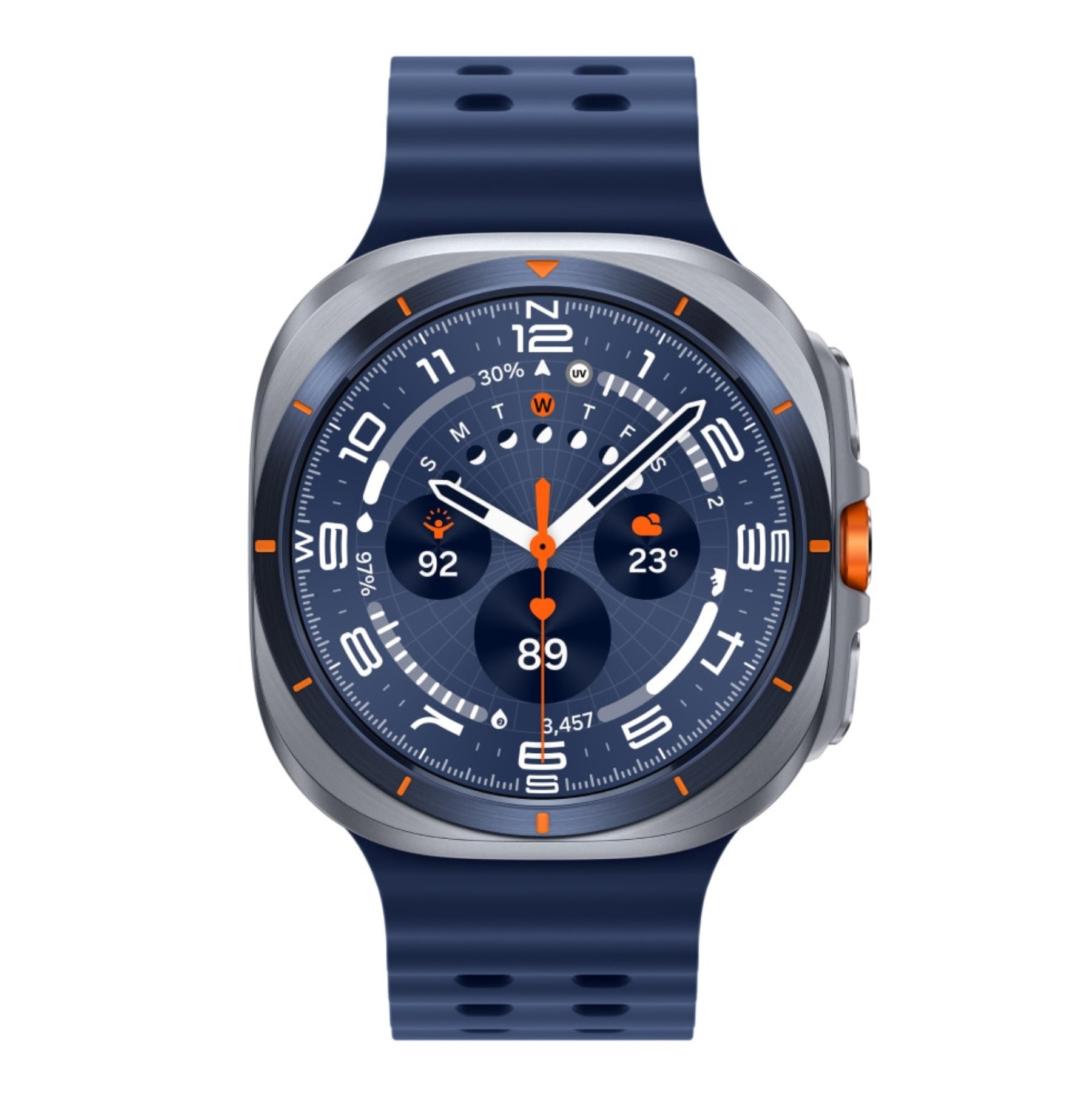 Умные часы Samsung Galaxy Watch Ultra (2025) LTE 47mm Titanium Blue Marine Band Blue Умные часы Samsung Galaxy Watch Ultra (2025) LTE 47mm Titanium Blue Marine Band Blue