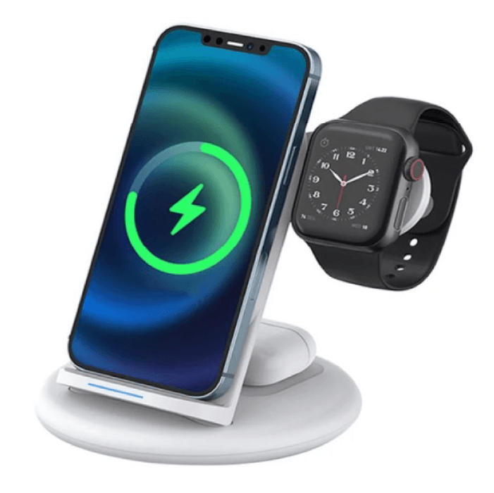 Зарядная станция WiWU Air 3 в 1 Charging Stand: iPhone, Apple Watch, Airpods 15W Зарядная станция WiWU Air 3 в 1 Charging Stand: iPhone, Apple Watch, Airpods 15W