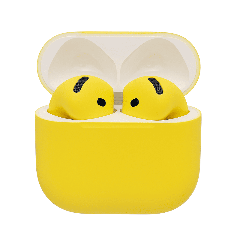Наушники беспроводные Apple AirPods 4 (MXP93) с шумоподавлением - Lemon Matte