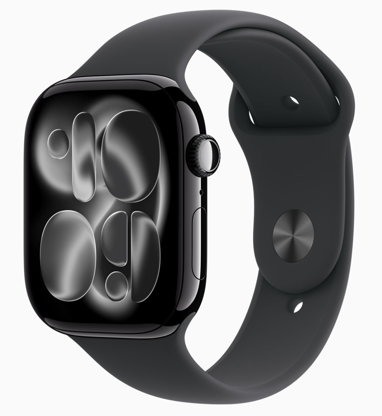 Apple Watch Series 11 GPS 46 mm, Jet Black Aluminum Black Sport Band S/M (MEUW4) Apple Watch Series 11 GPS 46 mm, Jet Black Aluminum Black Sport Band S/M (MEUW4)