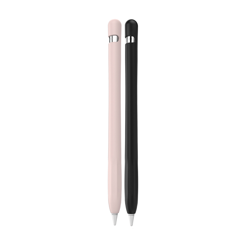 Комплект чехлов Deppa для Apple Pencil, черный/розовый