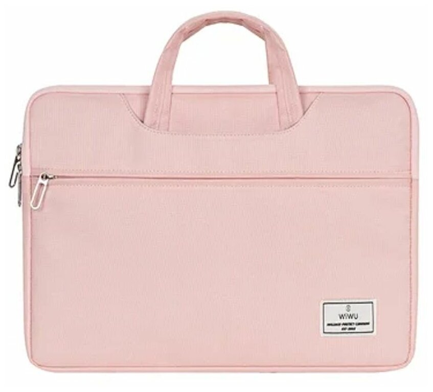 Сумка WiWu VIVI Laptop Handbag для MacBook 15.6, розовая