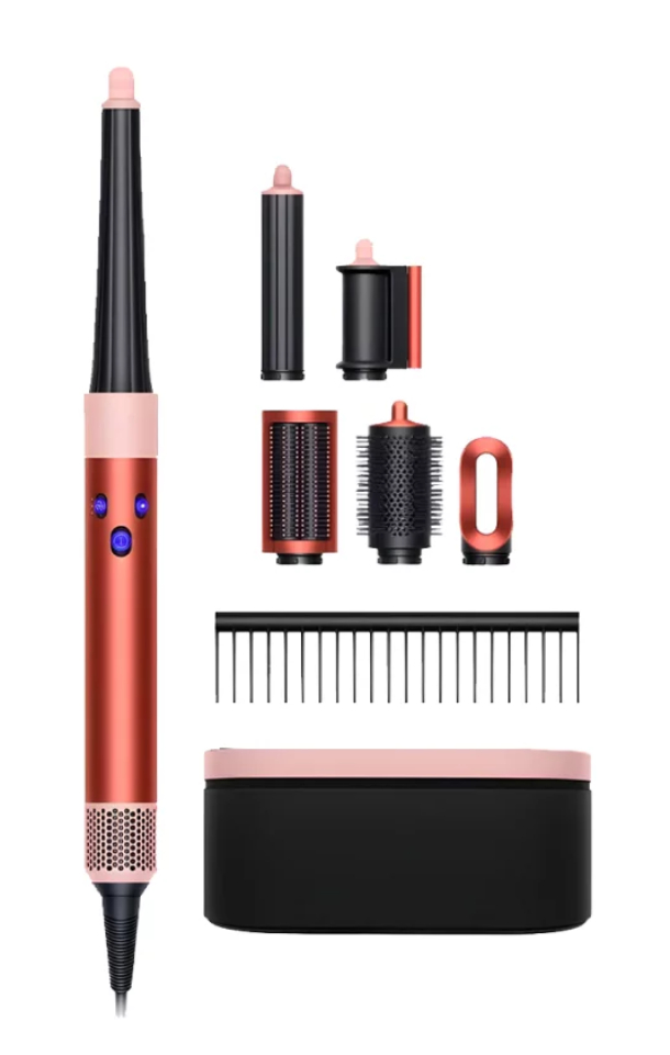 Стайлер Dyson Airwrap Complete Long HS08 Multistyler (Strawberry Bronze/Blush Pink) - Подарочный кейс для хранения + расчёска Стайлер Dyson Airwrap Complete Long HS08 Multistyler (Strawberry Bronze/Blush Pink) - Подарочный кейс для хранения + расчёска
