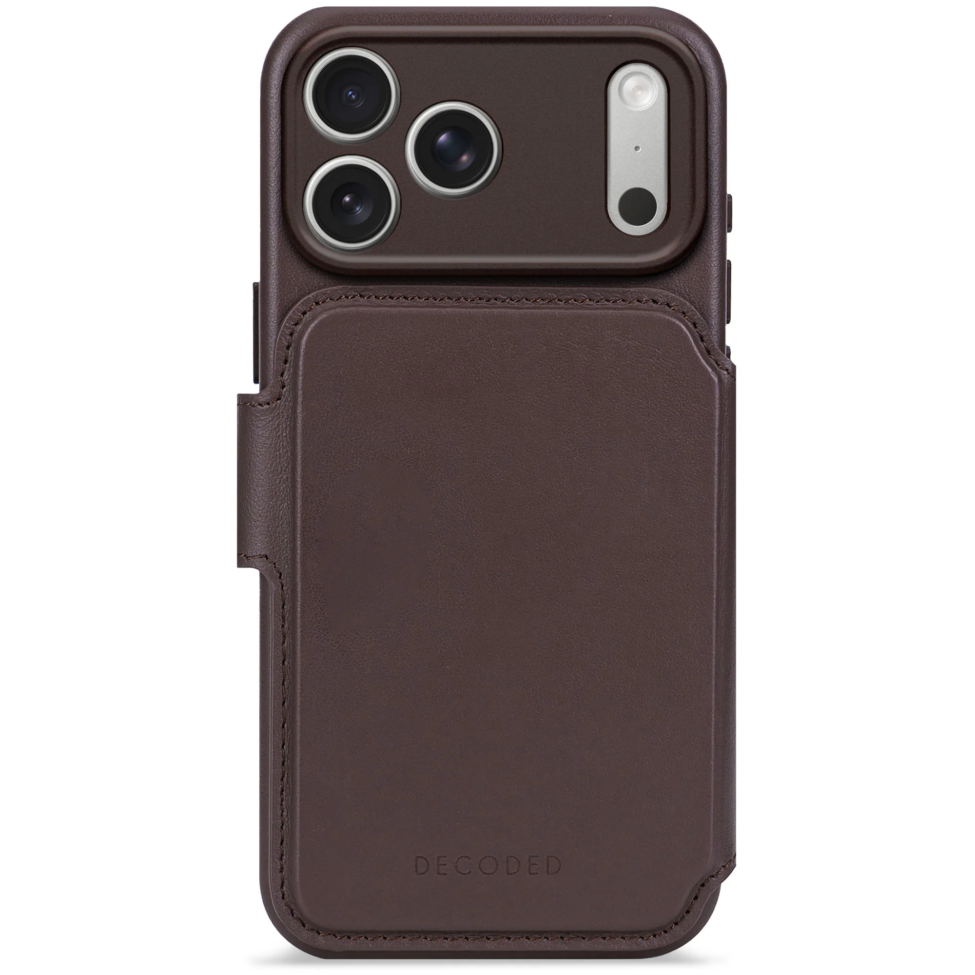 Чехол Decoded с картхолдером Leather Detachable Wallet для iPhone 17 Pro Max шоколадный Чехол Decoded с картхолдером Leather Detachable Wallet для iPhone 17 Pro Max шоколадный