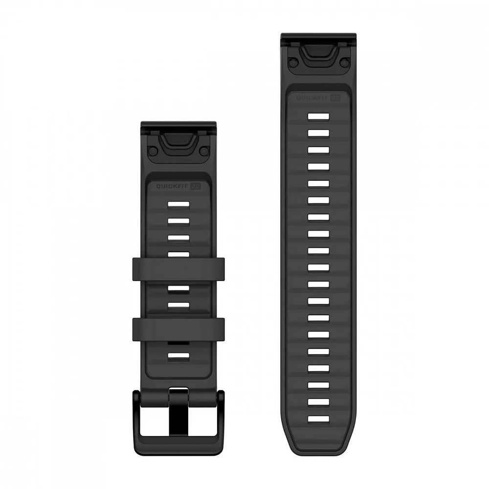 Ремешок для часов Garmin QuickFit 22 Watch Bands Graphite Silicone HK