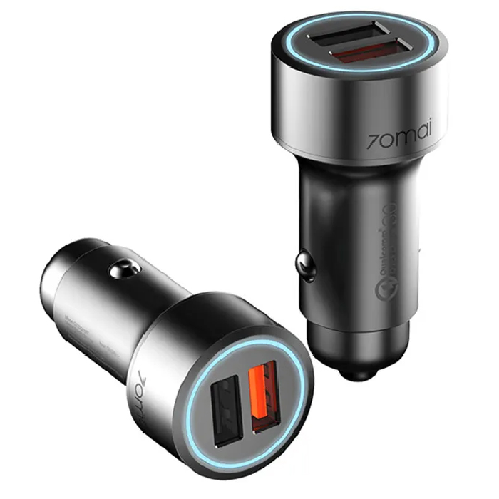 Автомобильное зарядное устройство Xiaomi 70Mai Midrive 2 USB-A, черный