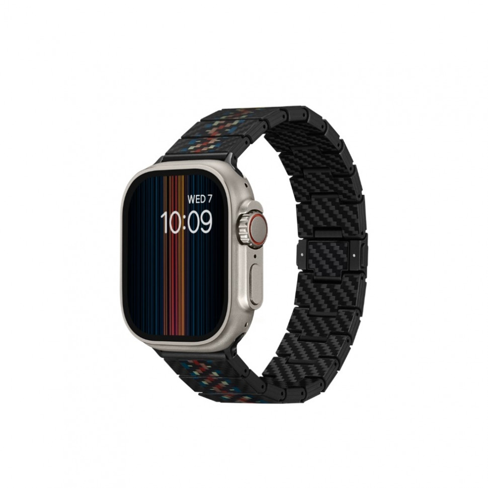 Браслет PITAKA Carbon Link серия Modern Rhapsody для Apple Watch (38/40/41/42/44/45/49MM.) Браслет PITAKA Carbon Link серия Modern Rhapsody для Apple Watch (38/40/41/42/44/45/49MM.)