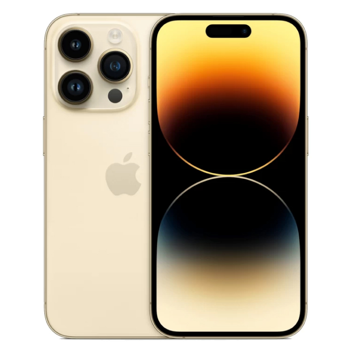iPhone 14 Pro Max 256Gb Gold (1 sim + eSIM / 87% / без коробки) - Б/У . . +