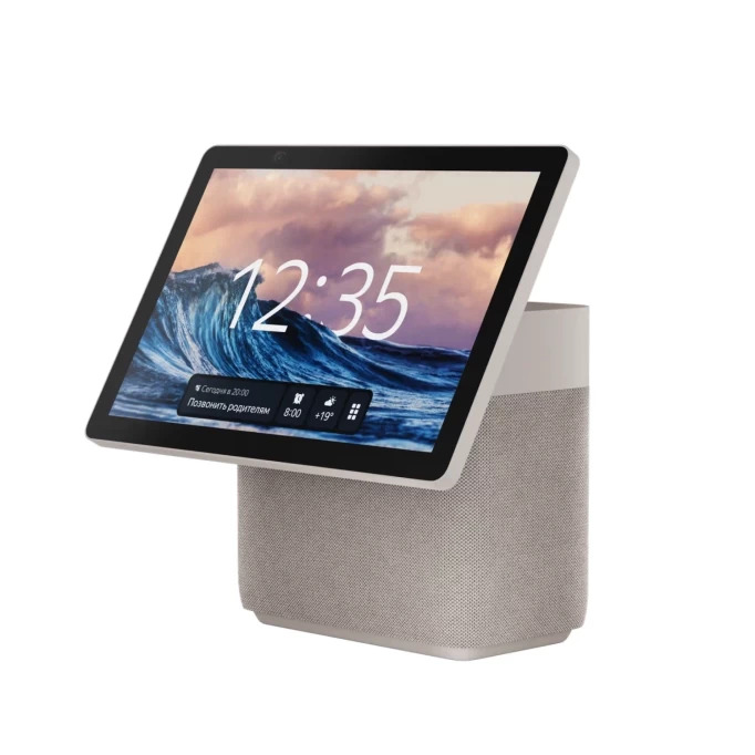 Умная колонка Яндекс Станция Дуо Макс c Zigbee (YNDX-00055BIE), Бежевый