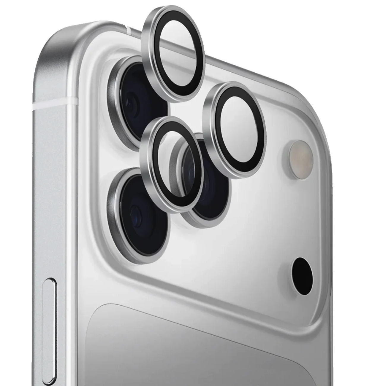 Защитное стекло Uniq OPTIX Camera Lens PRIME Sapphire Stainless steel Silver для iPhone 17 Pro/17 Pro Max