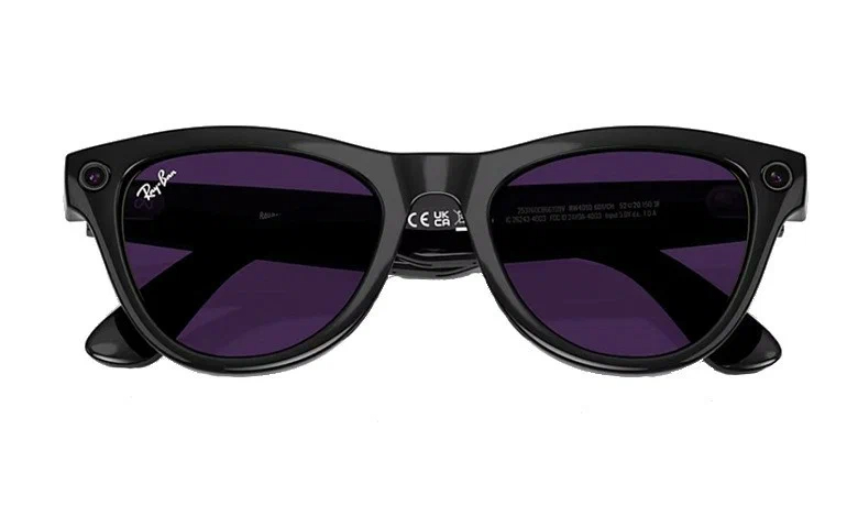 Умные очки RayBan Meta Skyler RW4010 Shiny Black Amethyst (150 - 52 Size)