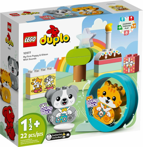Конструктор LEGO Duplo Мой первый щенок и котёнок и их звуки Конструктор LEGO Duplo Мой первый щенок и котёнок и их звуки