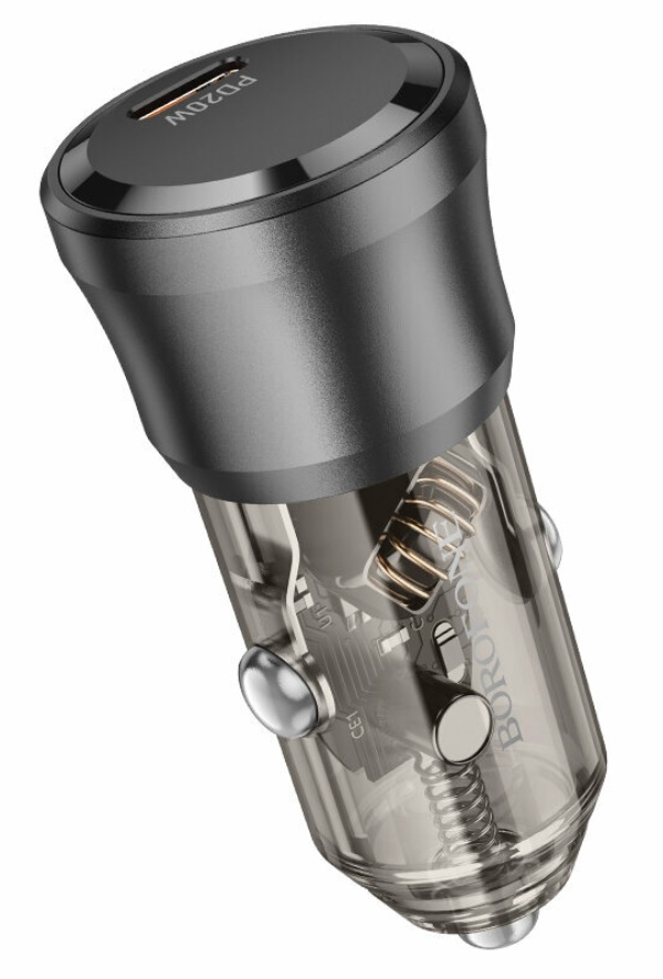 Автомобильное зарядное устройство Borofone BZ24 20W Type-C - Type-C Black