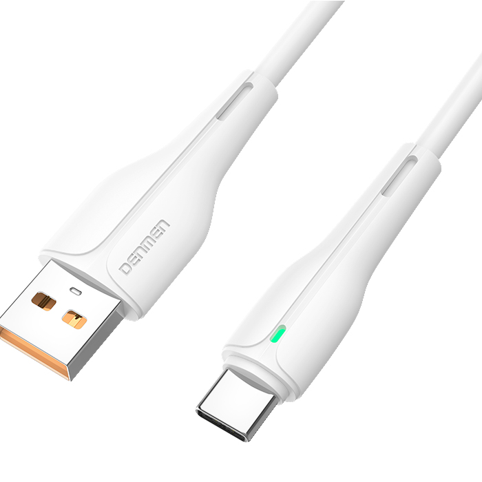 Кабель Denmen Lightning (2.4A) D15L White Кабель Denmen Lightning (2.4A) D15L White