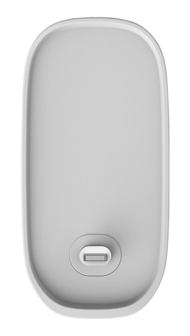 Стенд для зарядки Apple Magic Mouse Uniq NOVA silicone charging dock Light grey