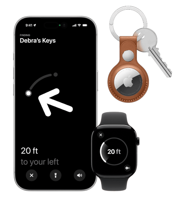 Беспроводная Bluetooth метка Apple AirTag 2 (2026)