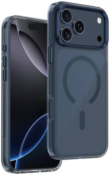 Чехол Keephone Dazzle Pro MagSafe для iPhone 17 Pro, Blue