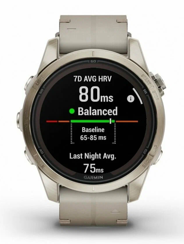 Умные часы Garmin Fenix 7S Pro Sapphire Solar Soft Gold Leather Band Умные часы Garmin Fenix 7S Pro Sapphire Solar Soft Gold Leather Band