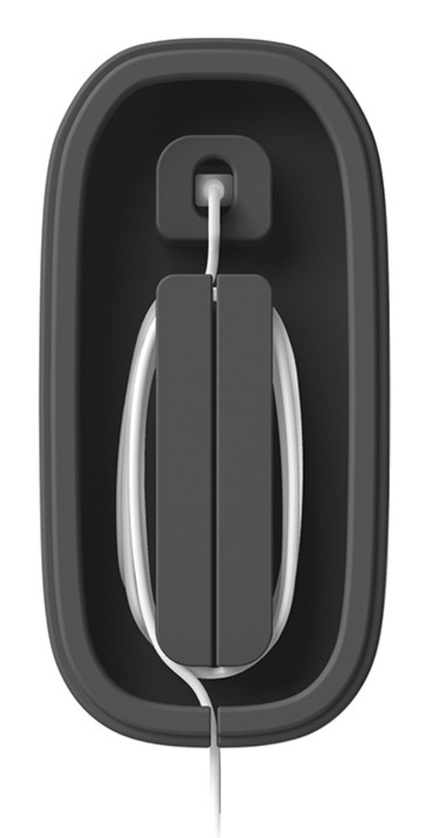Стенд для зарядки за Apple Magic Mouse Uniq NOVA silicone charging dock Dark grey