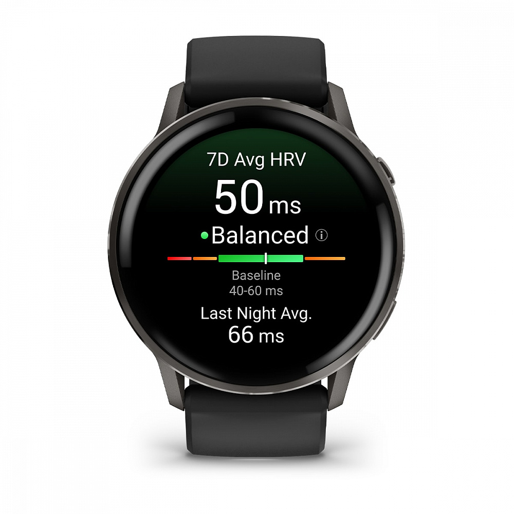 Умные часы Garmin Venu 4 45mm Black with Black Silicone