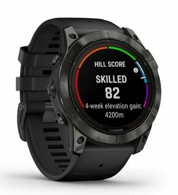 Умные часы Garmin Fenix 7X Pro Sapphire Solar Edition Carbon Gray DLC Titanium with Black Band Умные часы Garmin Fenix 7X Pro Sapphire Solar Edition Carbon Gray DLC Titanium with Black Band
