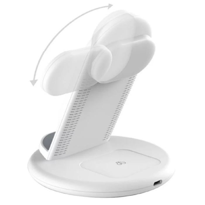 Зарядная станция WiWU Air 3 в 1 Charging Stand: iPhone, Apple Watch, Airpods 15W Зарядная станция WiWU Air 3 в 1 Charging Stand: iPhone, Apple Watch, Airpods 15W