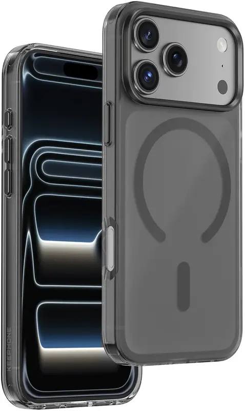 Чехол Keephone Dazzle Pro MagSafe для iPhone 17 Pro Max, Black