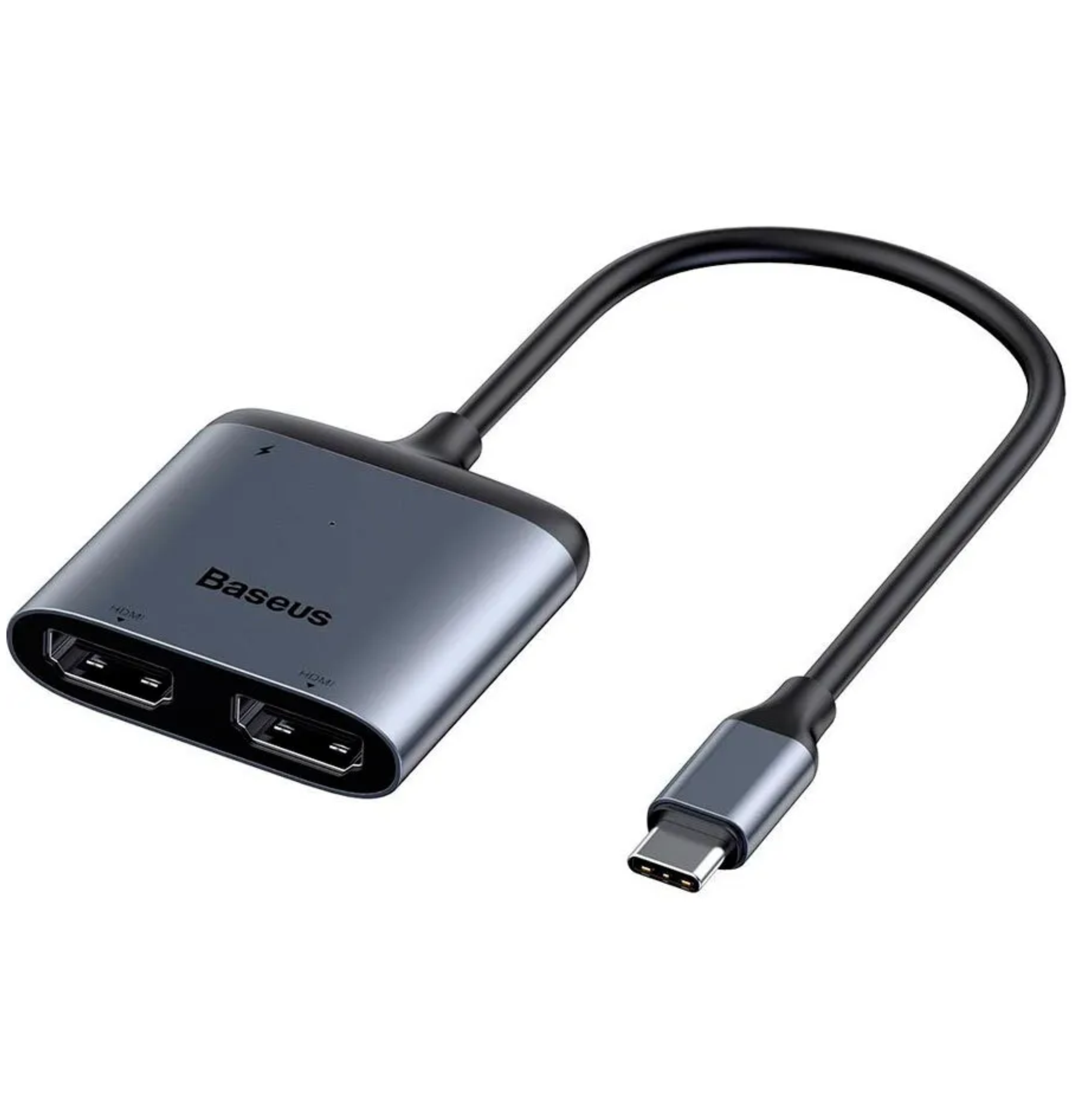 Адаптер Baseus Type C -> 2x HDMI