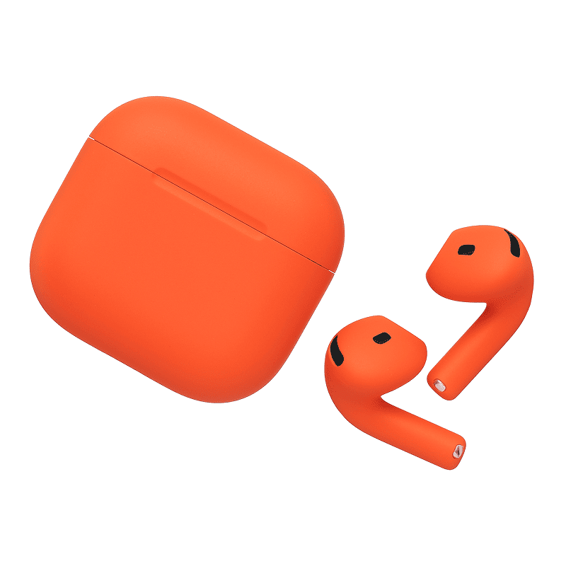 Наушники беспроводные Apple AirPods 4 (MXP93) с шумоподавлением - Orange Matte