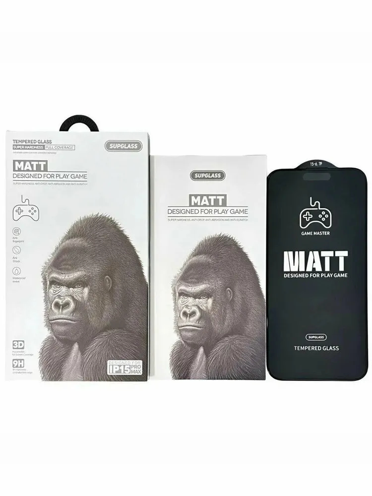 Защитное стекло SupGlass SG-13 Full Coverage Matt Gaming Glass IP 17 Pro Max (6.9)