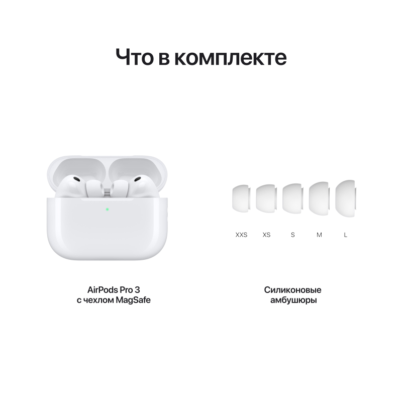 Наушники беспроводные Apple AirPods Pro 3 (2025) Type-C Наушники беспроводные Apple AirPods Pro 3 (2025) Type-C
