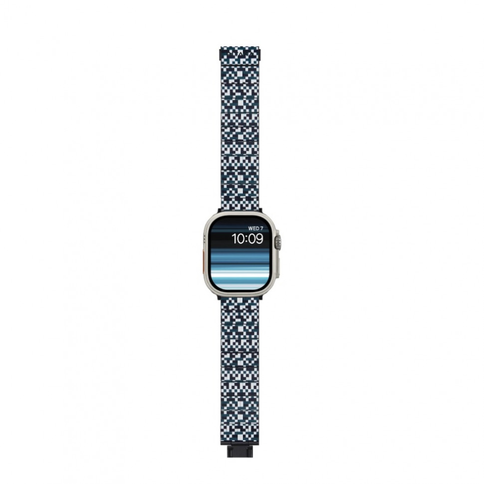 Браслет PITAKA Dreamland Chroma Carbon Mosaic для Apple Watch (38/40/41/42/44/45/49MM.) Браслет PITAKA Dreamland Chroma Carbon Mosaic для Apple Watch (38/40/41/42/44/45/49MM.)